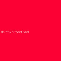 &Uuml;berteuerter Samt-Schal