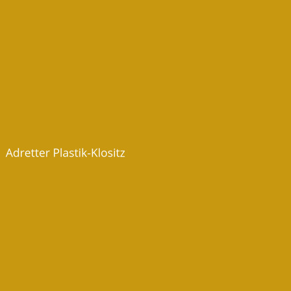 Adretter Plastik-Klositz