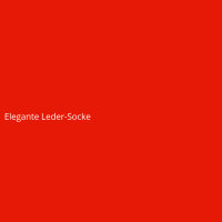Elegante Leder-Socke
